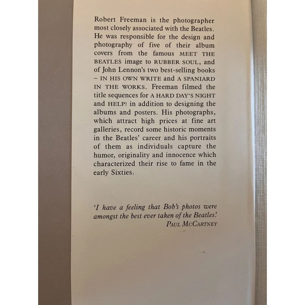 The Beatles A Private View Robert Freeman Hardcover Photo Book 1990 1566196507